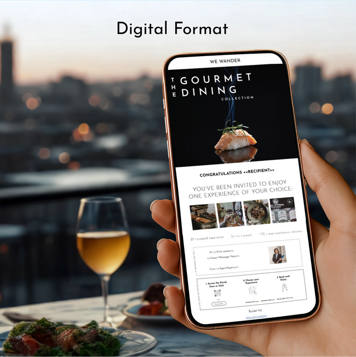 Gourmet Dining - Experience Portfolio for business